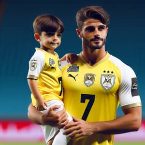 CR7 & Son Playing for Al Nassr: Father-Son Duo in Action