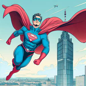 Superman Flying in Wien