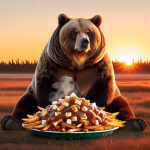 Canadian Bear Feast: Poutine on a Bear | Website