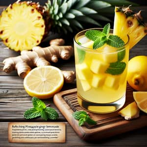 Refreshing Pineapple Ginger Lemonade Recipe
