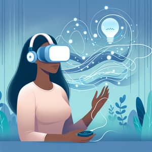 Virtual Reality Anxiety Therapy Game with Brainwave Technology