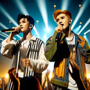 Baekhyun & Lucas: Stylish K-Pop Duo on Stage