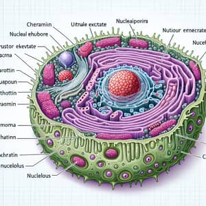 Eukaryotic Cell Nucleus Structure & Components