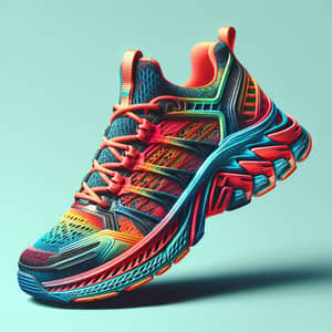 Trendy Running Shoes with Vibrant Colors | Lightweight & Supportive