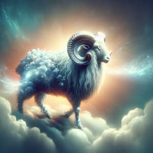 Majestic Ram: Symbol of Divinity - Ethereal Beauty & Power