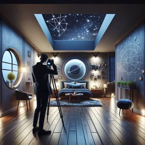 Stargazing-Inspired Room Design for Indoor Astronomical Enthusiasts