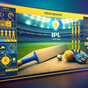 IPL News Broadcast: Cricket Equipment, Player Stats, Match Schedules