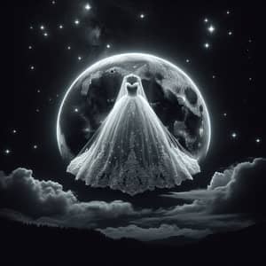 Celestial Matrimony: The Lunar Bride of the Night Sky