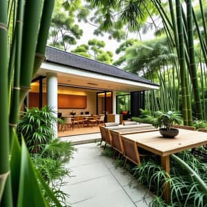 Modern American Villa Design in Bamboo Forest