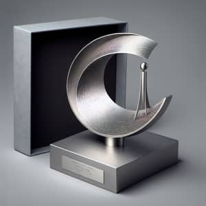 Minimalist Wave and Mast Trophy Design | Maritime Theme