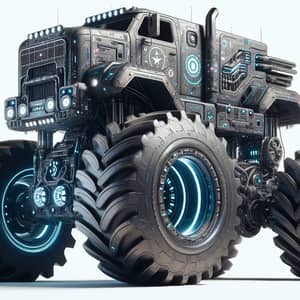 Futuristic Monster Truck | Space-Inspired Design