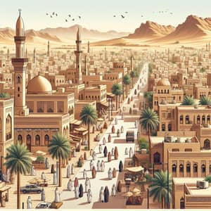 Alzulfi City, Saudi Arabia: Traditional Architecture & Desert Landscape