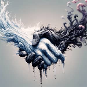 Water Hand vs Corruption Hand: Symbolism in Art
