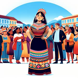 Cultural Diversity Celebration in Vibrant Community | Illustration