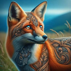 Detailed Tattoo Fox Art | Mystic Patterns & Primal Instincts