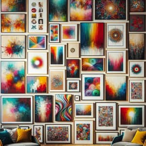 Colorful 30cm x 40cm Paintings Gallery Wall