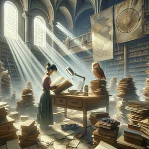 Abstract Concept Art: Learning in Vast Library