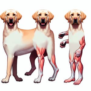Anthropomorphised Dog Illustration | Labrador Retriever Character Design
