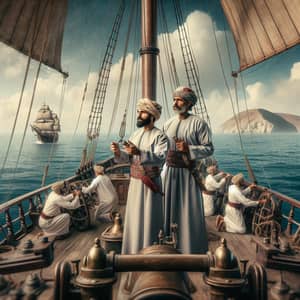 Omani Captains on Aged Warship Liberate Island at Sea