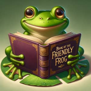 Friendly Frog Reading Book of Pepe
