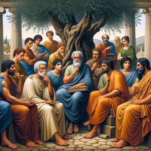 Stoic Philosophy Scene in Ancient Greece HD