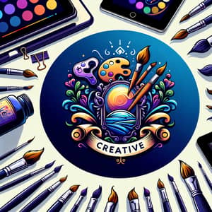 Creative Artist Logo Design | Classic Art Styles | Social Media Optimized