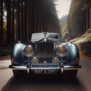 Luxurious Elite Automobile - British Engineering in Royal Blue