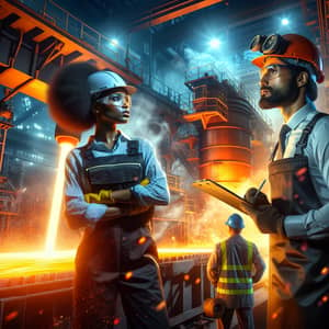 Diverse Steel Industry Operations | Energy and Safety Focus