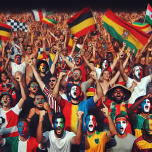 Diverse Ultras Celebrating Football Passion | Fans Worldwide