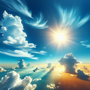 Sunny Sky Scenery | Vibrant and Energizing View