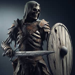 Draugr Warrior | Undead Fighter in Leather Armor