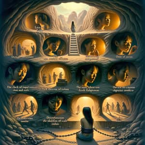 Philosophical Cave of Shadows: Symbolism and Mystery
