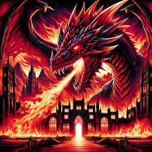 Bloodfire Gaming: Fierce Dragon & Charred Castle