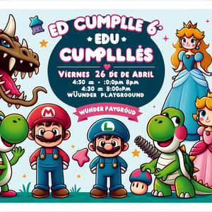 Children's Party in Spanish with Cartoon Characters | Edu Cumple 6