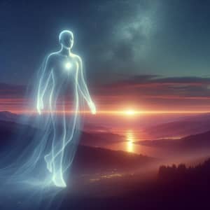 Yemraj Aatma - Tranquil Spirit in Twilight Landscape