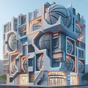 Futuristic Basketball Themed Building: Design & Architecture