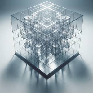 Futuristic Glass Icosahedron Installation | Geometric Art