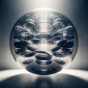 Abstract Geometry Glass Sphere | Fine Art Photography