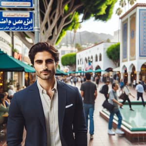 Alex Helmi in Persian Square, Westwood LA | Multicultural Community Scene