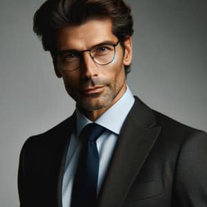 Professional Middle-Aged Man in Well-Tailored Suit | XYZ Company