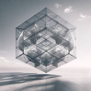 Suspended Geometric Edifice | Architectural Photography