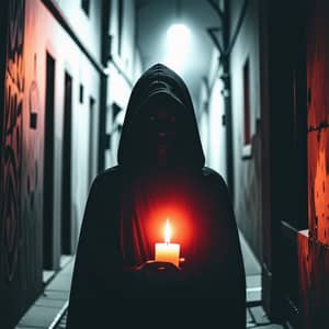 Mysterious Figure in Dark Alley | Film Noir Enigma