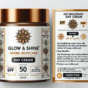 Herbal Glow and Shine Day Cream - SPF 50++ - Ayurvedic Skincare