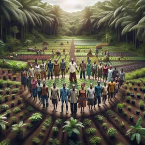Unity in Agriculture: African Community in Rainforest