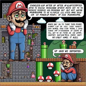 Mario's Sad Saga: The Plumber's Defeat