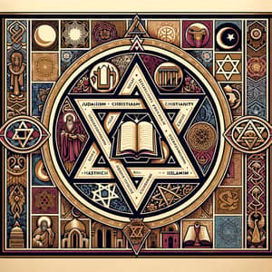 Shared Values of Judaism, Christianity & Islam: Abrahamic Religions Poster