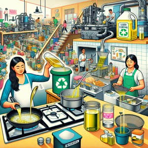 Recycling Used Cooking Oil: Sustainable Process at Home & Factory