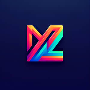 Creative MZ Logo Design | Vibrant Colors | Innovation