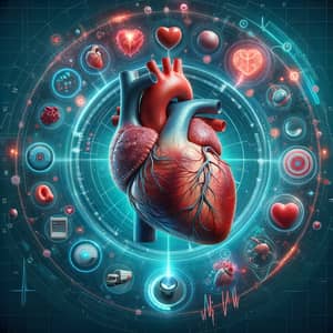 Realistic 3D Human Heart Image