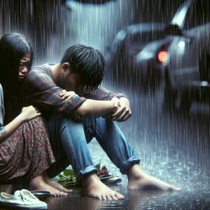 Heartfelt Struggles of Love in the Rain